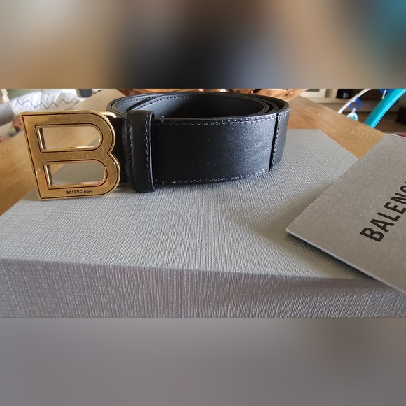 Balenciaga Hourglass leather belt - Picture 4 of 6